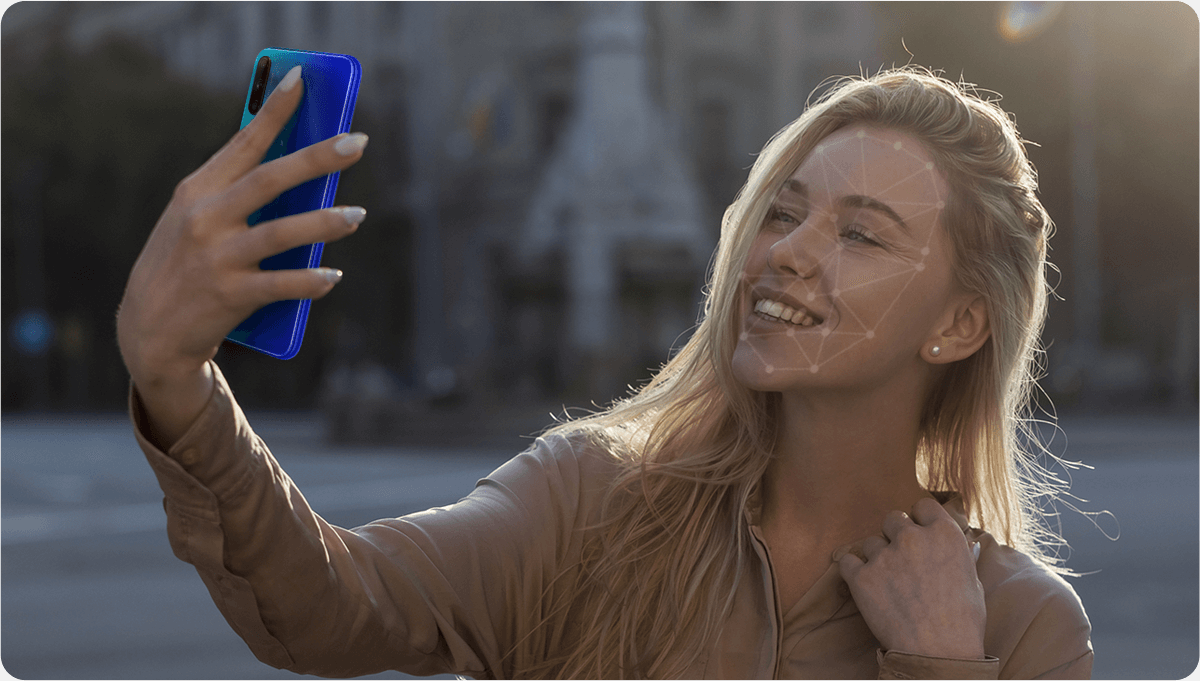 honor 9c ferfect selfles